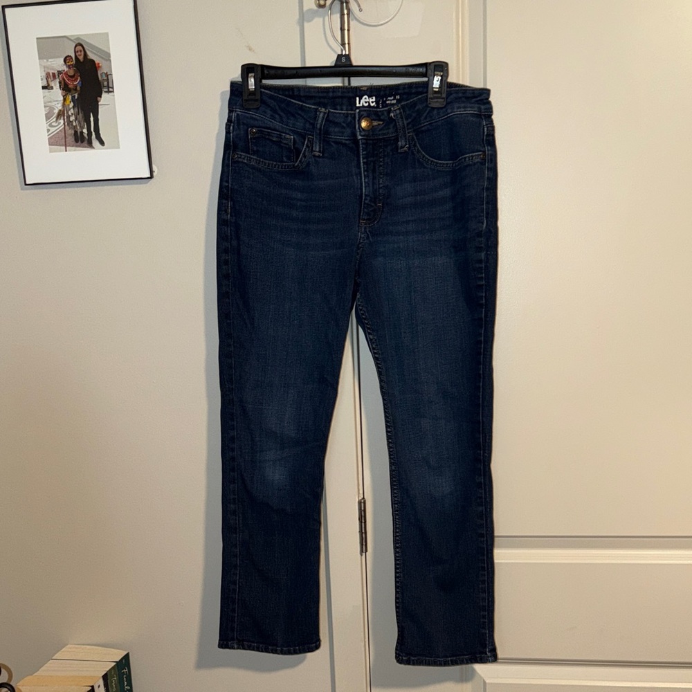Lee Women's Classic Navy Straight Leg Jeans